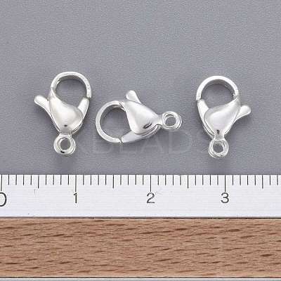 304 Stainless Steel Lobster Claw Clasps X-STAS-E464-21E-S-1