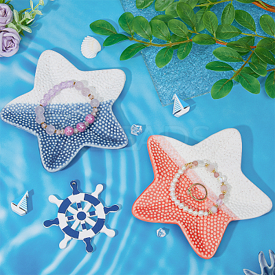 Ceramic Jewelry Plates AJEW-WH0455-016A-01-1
