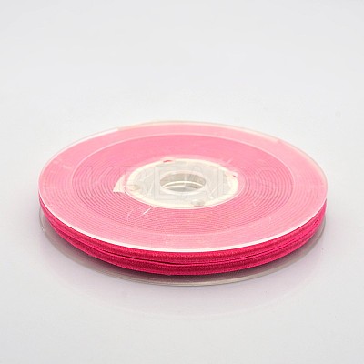 Polyester Velvet Ribbon for Gift Packing and Festival Decoration SRIB-M001-4mm-187-1