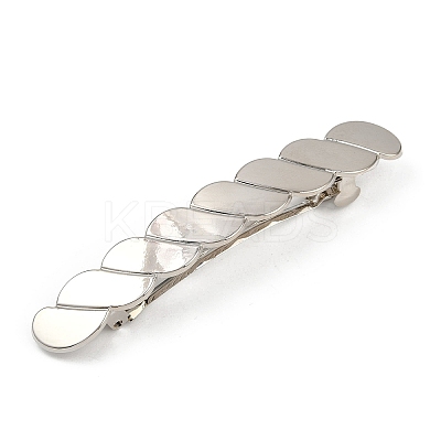 Twist Alloy with Iron Clip Hair Barrettes LS-PHAR-G014-04P-1
