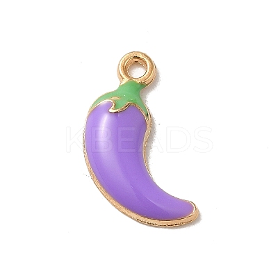 Rack Plating Alloy Enamel Pendants ENAM-P254-02KCG-03-1