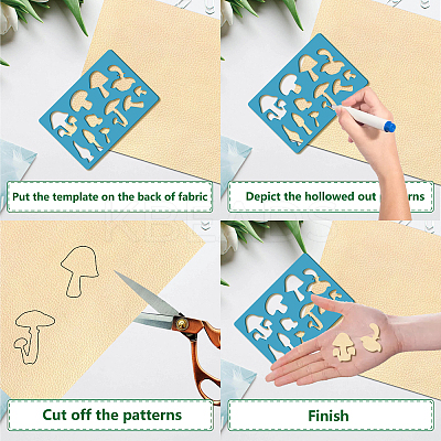 Acrylic Earring Handwork Template DIY-WH0359-032-1