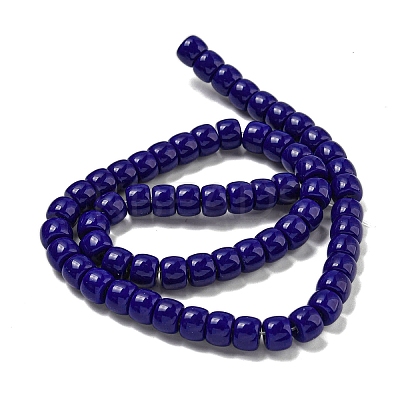 Opaque Glass Beads Strands GLAA-NH0002-B01-1