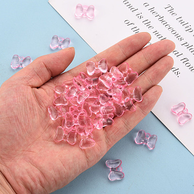 Transparent Acrylic Pendants TACR-T024-02BA-903-1