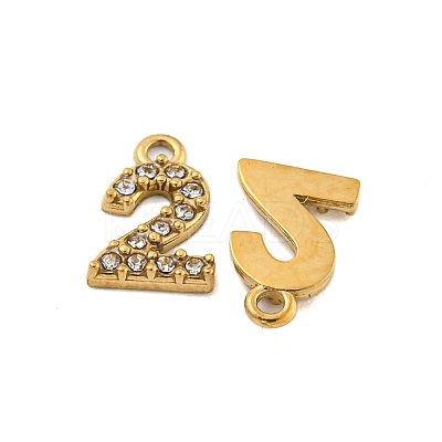 304 Stainless Steel Pendants STAS-L080-002G-02-1