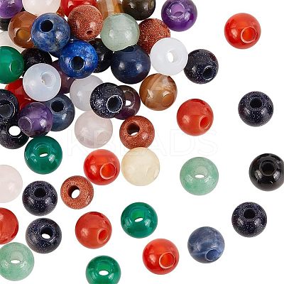 Natural & Synthetic Mixed Gemstone Beads G-OC0003-87A-1