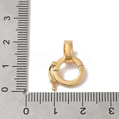 Rack Plating Brass Micro Pave Clear Cubic Zirconia Twister KK-A222-03C-G-1