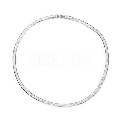 Non-Tarnish 304 Stainless Steel Snake Chains Necklaces NJEW-O058-31P-1