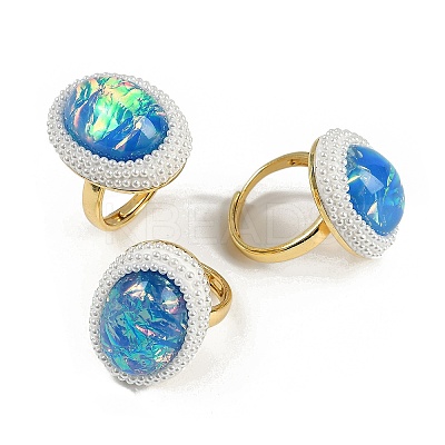 Brass Adjustable Rings RJEW-P128-04G-A-1