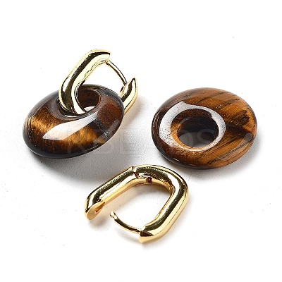 Rack Plating Brass Hoop Earrings EJEW-M248-01G-1