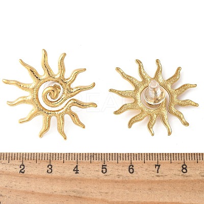 304 Stainless Steel Stud Earrings for Women EJEW-Z092-03G-01-1