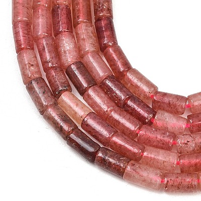 Natural Strawberry Quartz Beads Strands G-F832-B06-01A-1