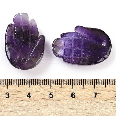Natural Amethyst Pendants G-K359-03G-1