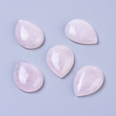 Natural Rose Quartz Cabochons G-L510-13-1
