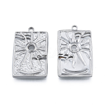 Non-Tarnish 304 Stainless Steel Pendants LS-STAS-N098-212P-1