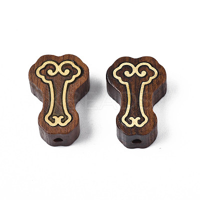 Natural Wood Beads WOOD-N013-004-1