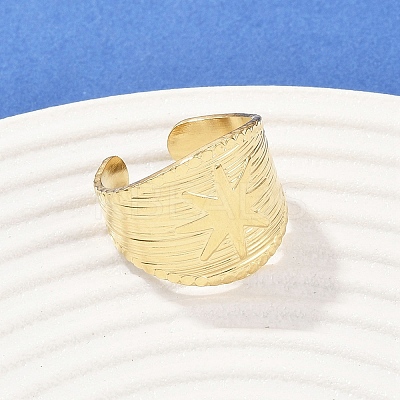 304 Stainless Steel Cuff Rings RJEW-D332-012B-G-1