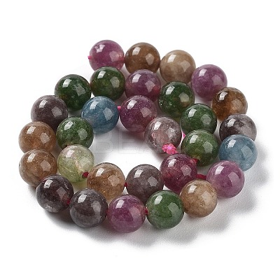 Dyed Natural Malaysia Jade Beads Strands G-G021-01A-02-1