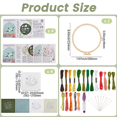 DIY Embroidery Kits For Beginner DIY-WH20011-73A-1