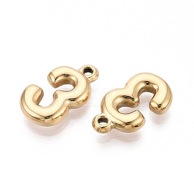 Ion Plating(IP) 304 Stainless Steel Pendants STAS-N109-261D-G-1