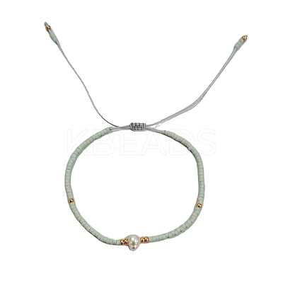Adjustable Glass Seed Bead Braided Bead Bracelets for Women VT9382-6-1