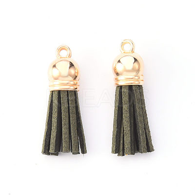 Faux Suede Tassel Pendant Decorations X-FIND-R095-031LG-1