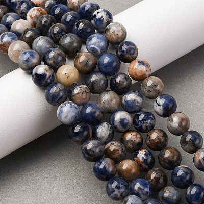 Natural Sodalite Beads Strands G-D481-12B-1