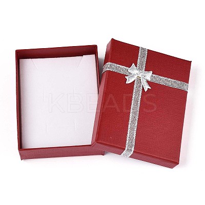 Valentines Day Gifts Packages Cardboard Pendant Necklaces Boxes CBOX-R013-9x7cm-2-1