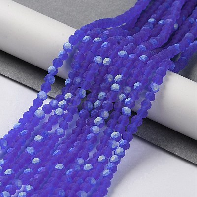 Transparent Glass Beads Strands X1-EGLA-A034-T4mm-MB31-1