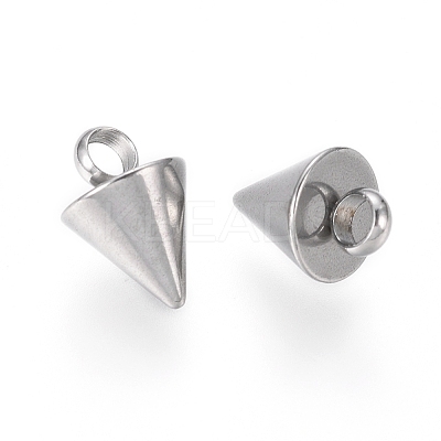 Tarnish Resistant 304 Stainless Steel Pendants STAS-G214-47P-03-1