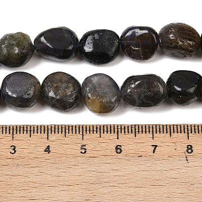 Natural Iolite/Cordierite/Dichroite Beads Strands G-A284-A02-03-1