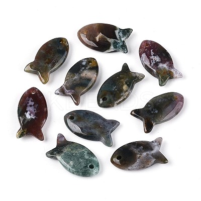 Natural & Synthetic Mixed Gemstone Pendants G-N342-106-1