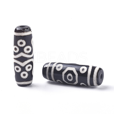Tibetan Style 11-Eye dZi Beads TDZI-D008-11-1