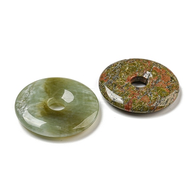 Natural & Synthetic Mixed Gemstone Pendants G-G132-02A-1