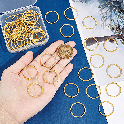 50Pcs Alloy Linking Rings FIND-UN0002-01G-1