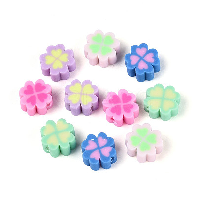 Handmade Polymer Clay Beads X1-CLAY-T023-10M-1