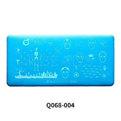 Stainless Steel Nail Art Stamping Plates MRMJ-Q068-004-1