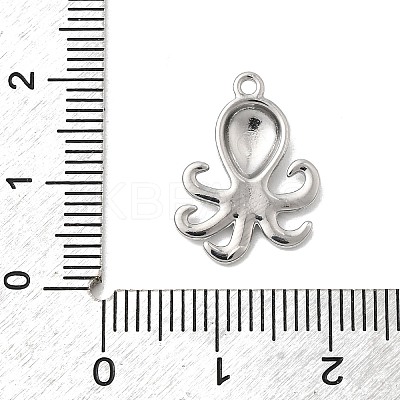 Marine Organism Theme 304 Stainless Steel Pendants STAS-Z179-40P-10B-1