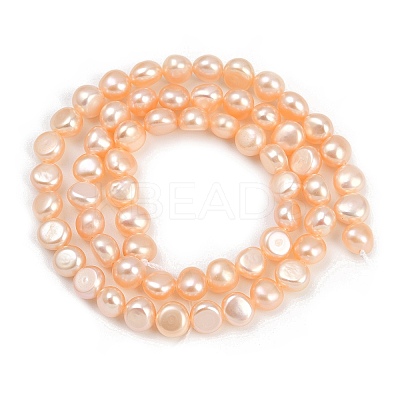 Natural Cultured Freshwater Pearl Beads Strands PEAR-P064-19G-12C-1