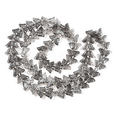 Electroplate Glass Beads Strands EGLA-N012-04D-1
