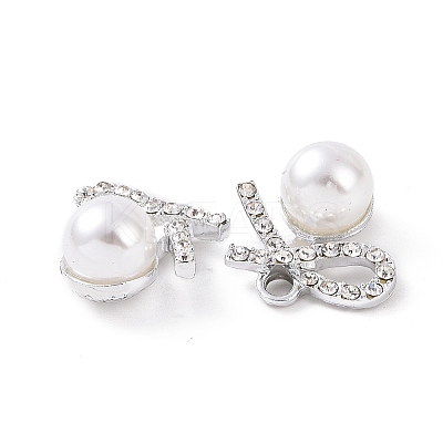 Alloy Crystal Rhinestone Pendants ALRI-H004-15P-1