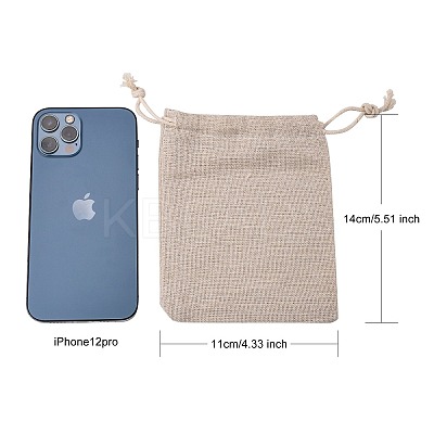 Cotton Packing Pouches Drawstring Bags LS-ABAG-R011-12x15-1