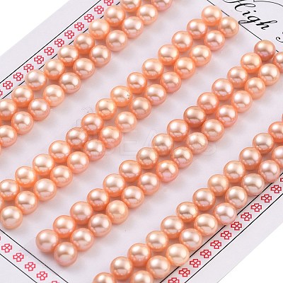 Grade 6A Natural Cultured Freshwater Pearl Beads PEAR-N018-6A-5560B-1