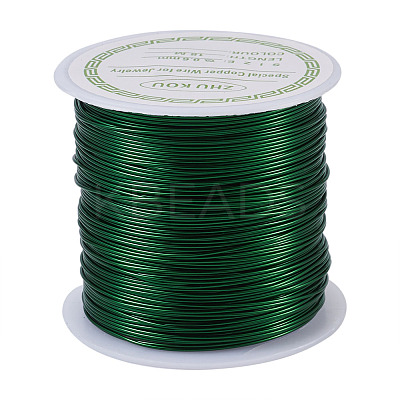 Round Copper Beading Wire for Jewelry Making YS-TAC0004-0.6mm-06-1
