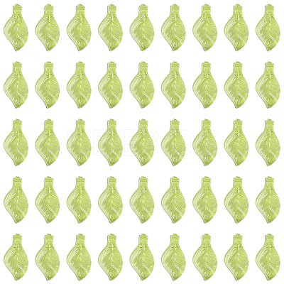 500Pcs Transparent Acrylic Charms TACR-SP0001-36B-1