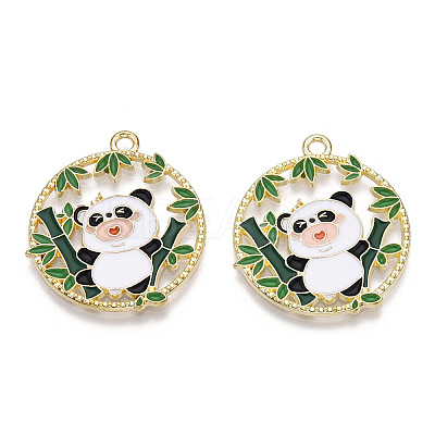 Alloy Enamel Pendants ENAM-D047-01G-06-1