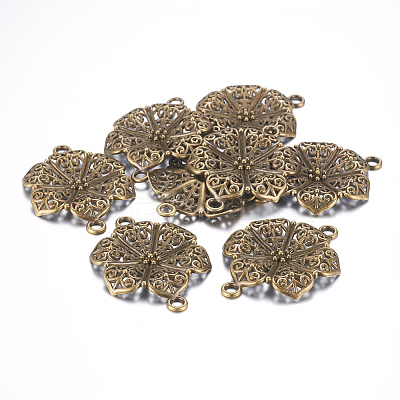 Tibetan Style Alloy Links connectors X-MLF9353Y-NF-1