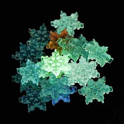 Luminous & Electroplate Resin Decoden Cabochons RESI-Z032-01D-1