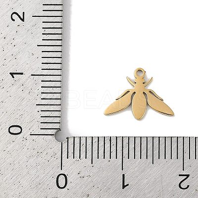 Ion Plating(IP) 304 Stainless Steel Charms STAS-M080-13G-03-1