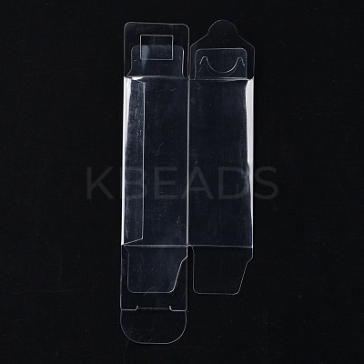 Rectangle Transparent Plastic PVC Box Gift Packaging CON-F013-01A-1